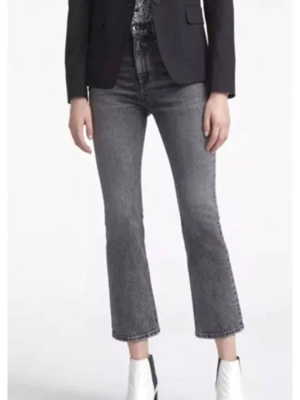 Rag & Bone Hana High Rise Crop Bootcut Jeans Size 25